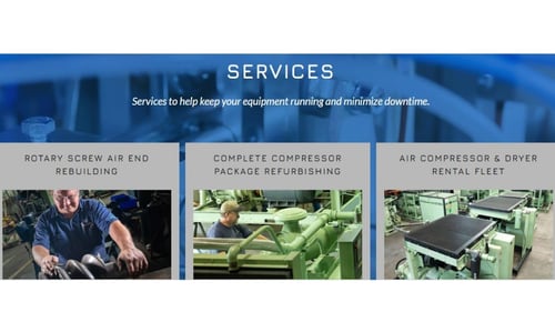 Services advertisement