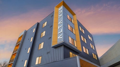 Alta Vue Apartment building.