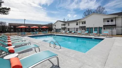 Apartment Complex with Pool at Cleo Apartments, Athens, AL