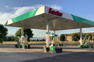 Sinclair Gas Station Fueling Island