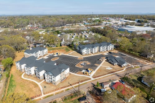 Aerial view at Dunean Creek in Greenville, SC