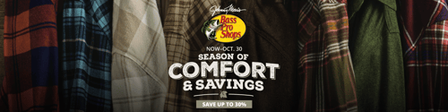 Save up to 30% on cold weather styles at Bass Pro Shops