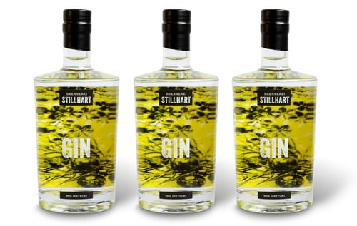 Gin Holunderblüte wird nur einmal im Jahr mit frischen Holunderblüten aus dem Toggenburg destilliert