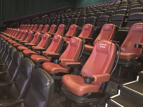 Century 25 Union Landing and XD DBox seats