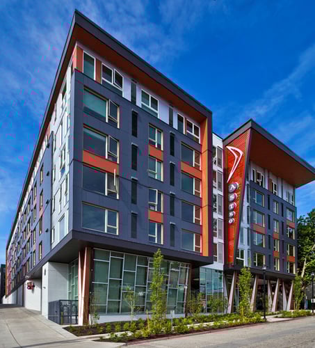 Astro Apartments Building in Queen Anne Seattle