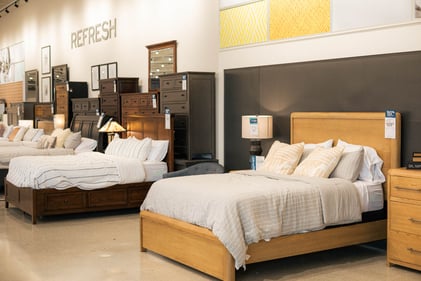 Sunset Hills Slumberland Furniture wood beds