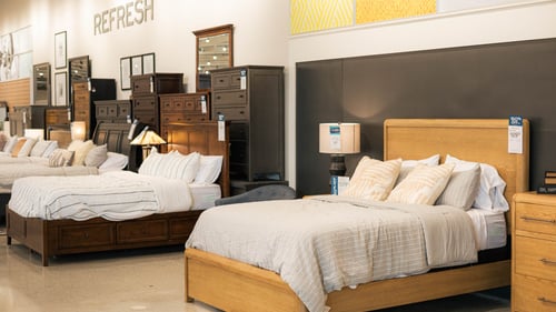 Sunset Hills Slumberland Furniture wood beds
