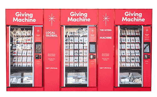 The annual "Light the World" campaign.