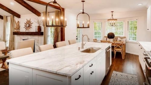 granite countertop island