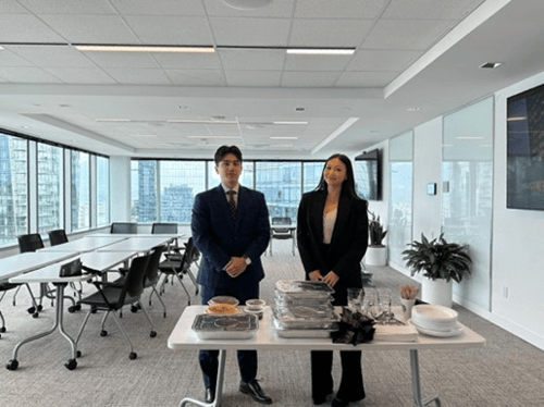 Amanda and Brett, Summer 2025 interns