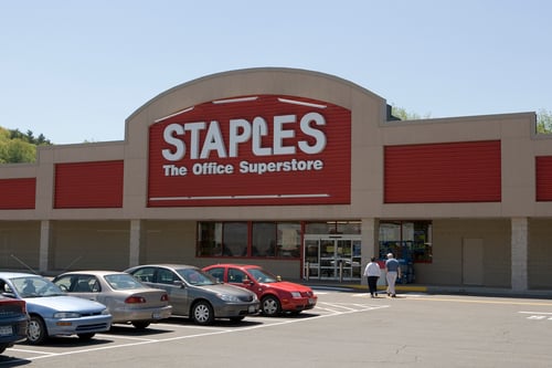 Retail space for lease in Vestal, New York, Staples