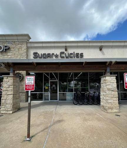 Sugar Cycles Storefront in Missouri city, TX