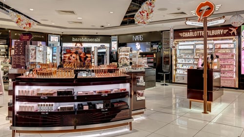 Gatwick Airport North Terminal Charlotte Tilbury Makeup and Beauty Counter