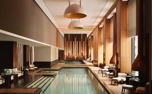 Aman New York indoor pool