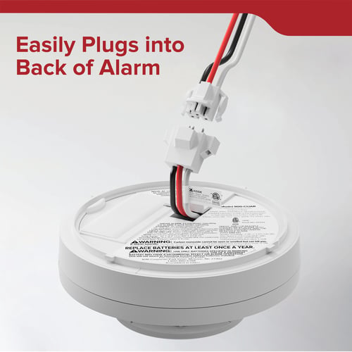 20-9003: Easily plugs into back of alarm.