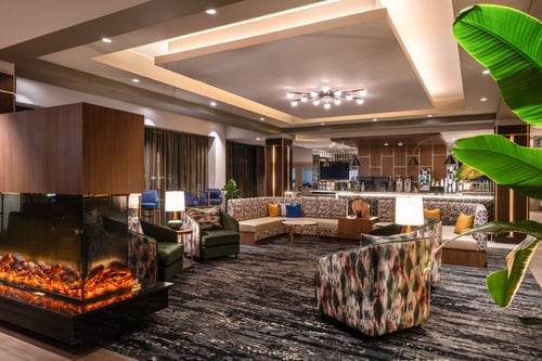 Relax in our thoughtfully designed Gatlinburg lobby