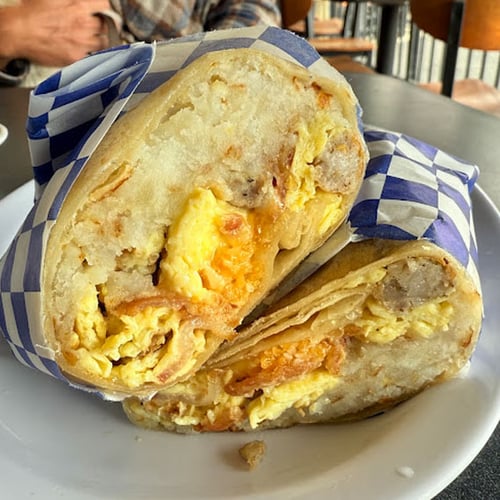 La Casa Restaurant - egg burrito