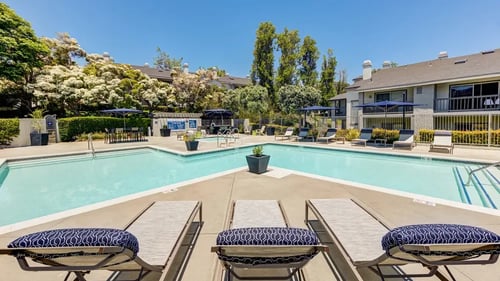 Apartment Complex with Pool at Harbor Pointe, Dana Point, CA
