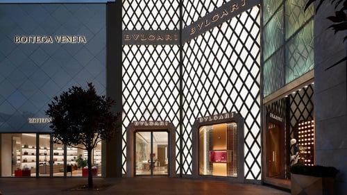 Bulgari İstinye Park store external view