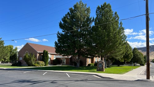 Church building of The Church of Jesus Christ of Latter-day Saints located at  87 South 100 East in Salina, UT.