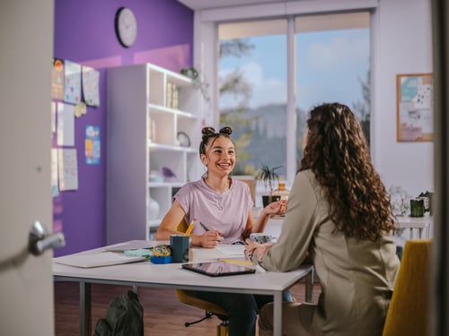 Fusion Academy Classroom. One-to-one private school.