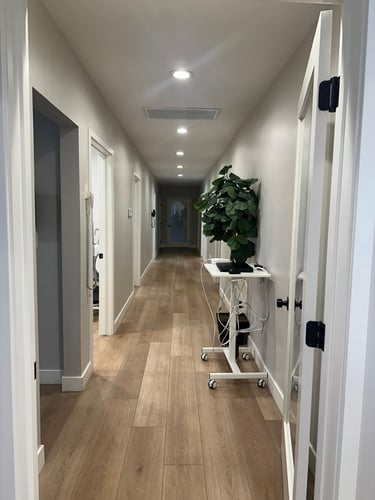 Interior hallway at Elevate Dental Studios Toluca Lake dental office