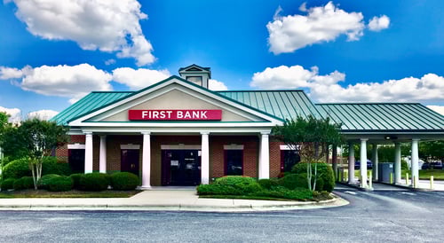 First Bank Greensboro Jefferson Village branch exterior