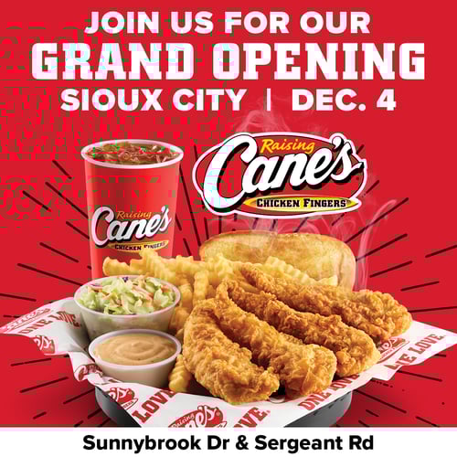 Raising Cane's is Coming Soon to Sioux City, IA!