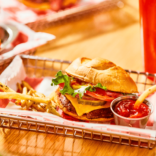 Smashed burgers and fries near me