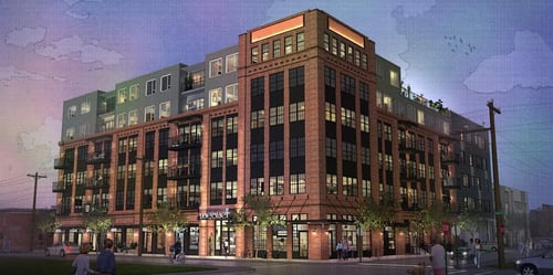 Rendering of The Weaver Building at The Weaver in Philadelphia, PA 19125