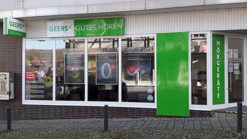 Außenaufnahme vom GEERS Fachgeschäft