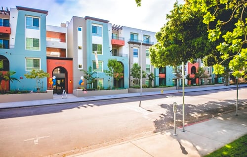 Building Exterior at Lake Encino Apartments in Encino, CA 91316
