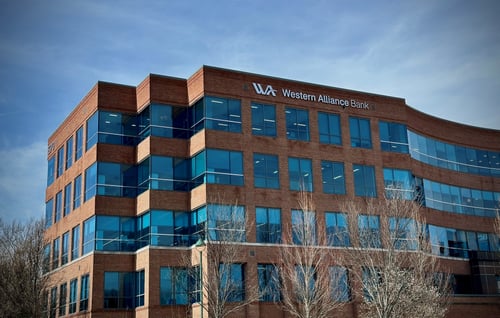 Photo of office building housing Western Alliance Bank.