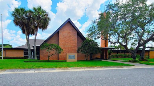 Exterior north side view of The Church of Jesus Christ of Latter-day Saints from Creel Street. We welcome visitors and love meeting new people of all ages, races, cultures, and backgrounds.