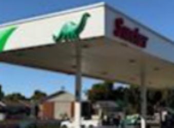Sinclair Gas Station Fueling Island