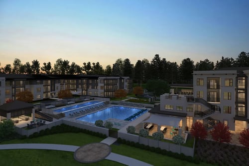 Pool at The Wren Apartments In Lawrenceville, GA