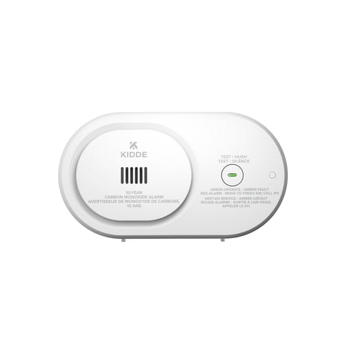 Front facing image of 10 Year battery powered Carbon Monoxide alarm
