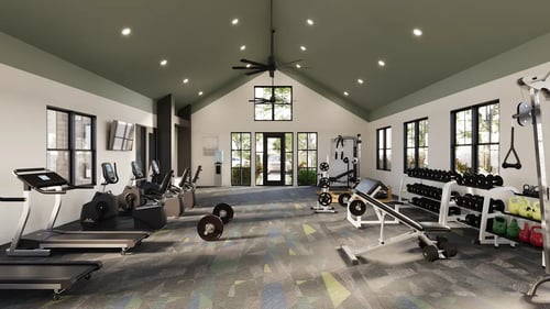 Fitness center at The Pullman in Atlanta, GA, 30349