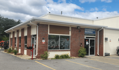Exterior of Chadwick-BaRoss parts department building