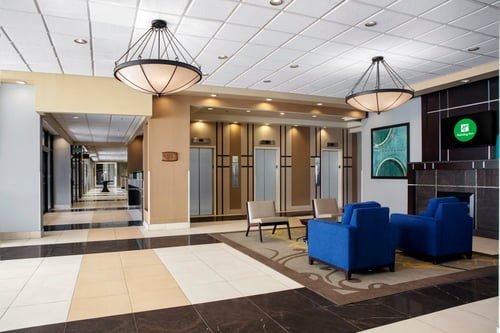 Guest Registration, Elevators, and Meeting Space