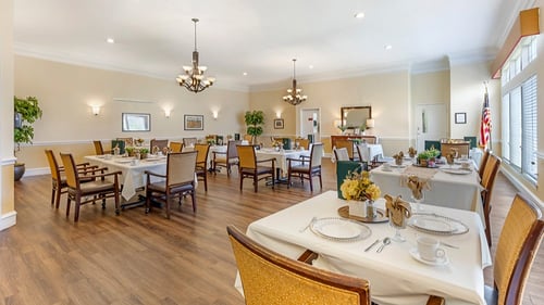 Brookdale Willows Sherman Community Dining Room