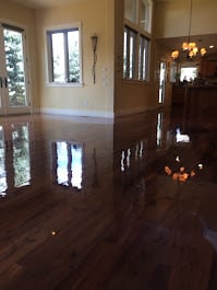 water damaged hardwood floors