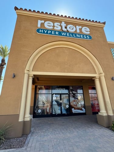 Front side of Restore Hyper Wellness Summerlin South