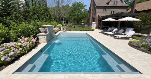 Award-Winning Pinnacle 30 Fiberglass Pool by Leisure Pools