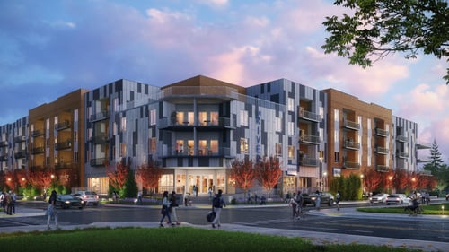 Exterior rendering at Copestone in Garden City, ID 83714