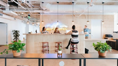 WeWork Tabor Center - Coworking space interior view