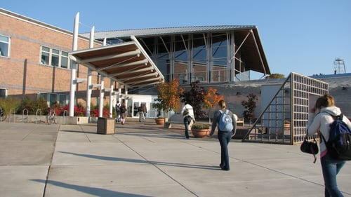 Front of Lake Superior College, Entrance E.