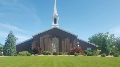 The Kinghorn Building of The Church of Jesus Christ of Latter-day Saints located at 1700 West Kinghorn Road in Pocatello, Idaho.
