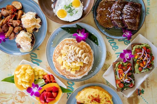 Breakfast at Castaway Cafe in Maui