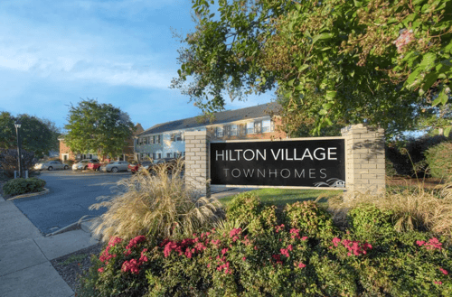 Hilton Village Townhomes Community Entrance